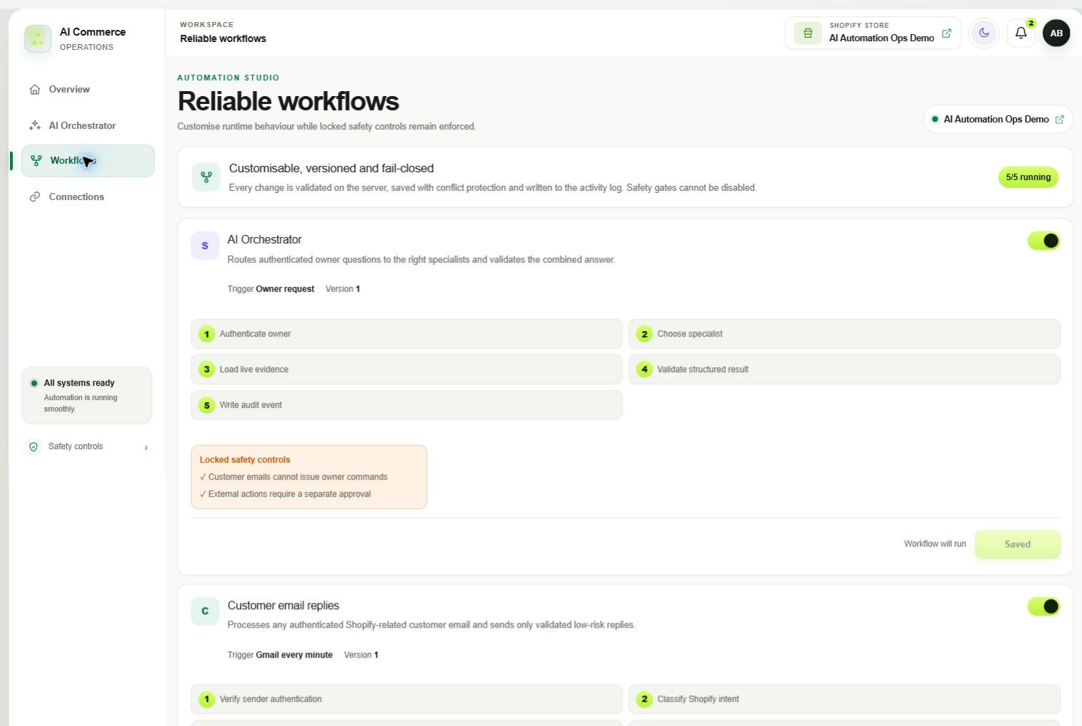 Workflow controls from a working Obsidian AI system